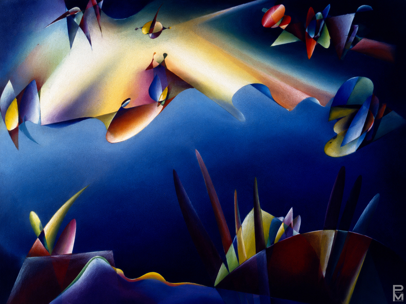 Oil on canvas, 14x18 inches. Inspired by F. Schuberts' Fantasia in F minor for piano